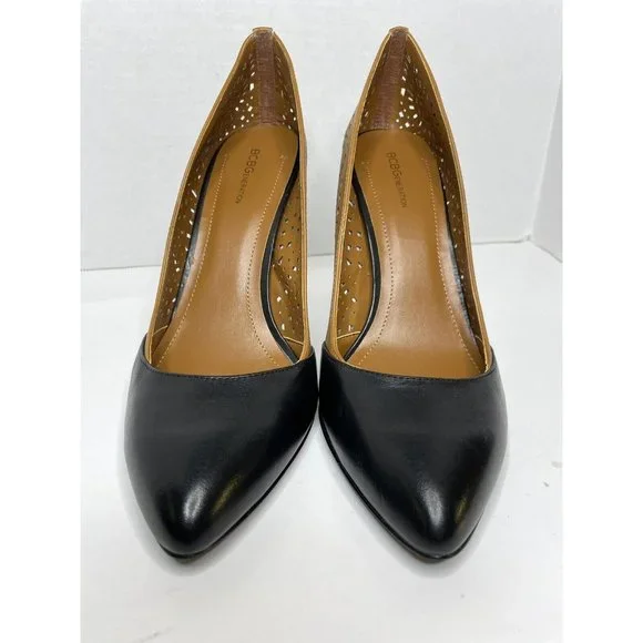 NEW BCBGeneration Tan Leather Cut-out Heels, Women's 9.5 - Picture 3 of 11